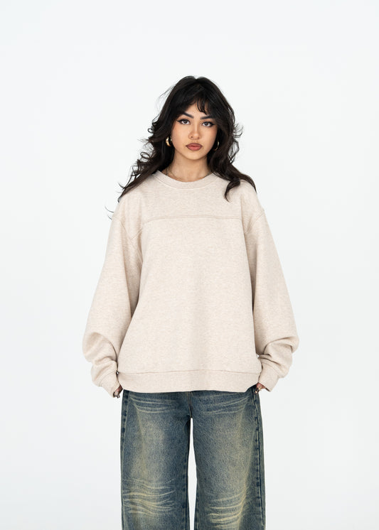 Beige Crewneck