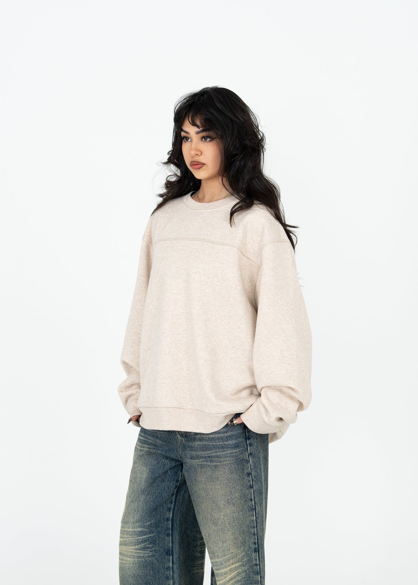 Beige Crewneck