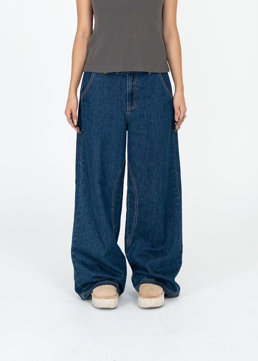 Dark Navy Baggy Jeans