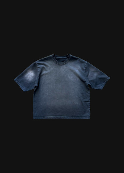 Washed French Terry Black Tee