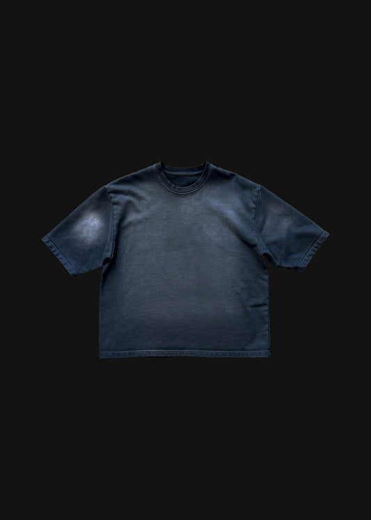 Washed French Terry Black Tee